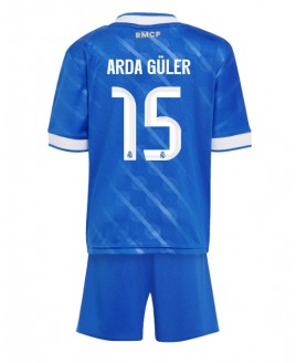 Günstige Real Madrid Arda Guler #15 3rd trikot Kinder 2025-26 Kurzarm (+ Kurze Hosen)
